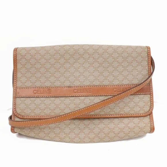 Celine Monogram Macadam Flap Crossbody - Picture 1 of 8